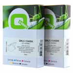 Q-Nomic Pack 2 x Cartucho de tinta negro LC1240BK | QNLC-1240TBK